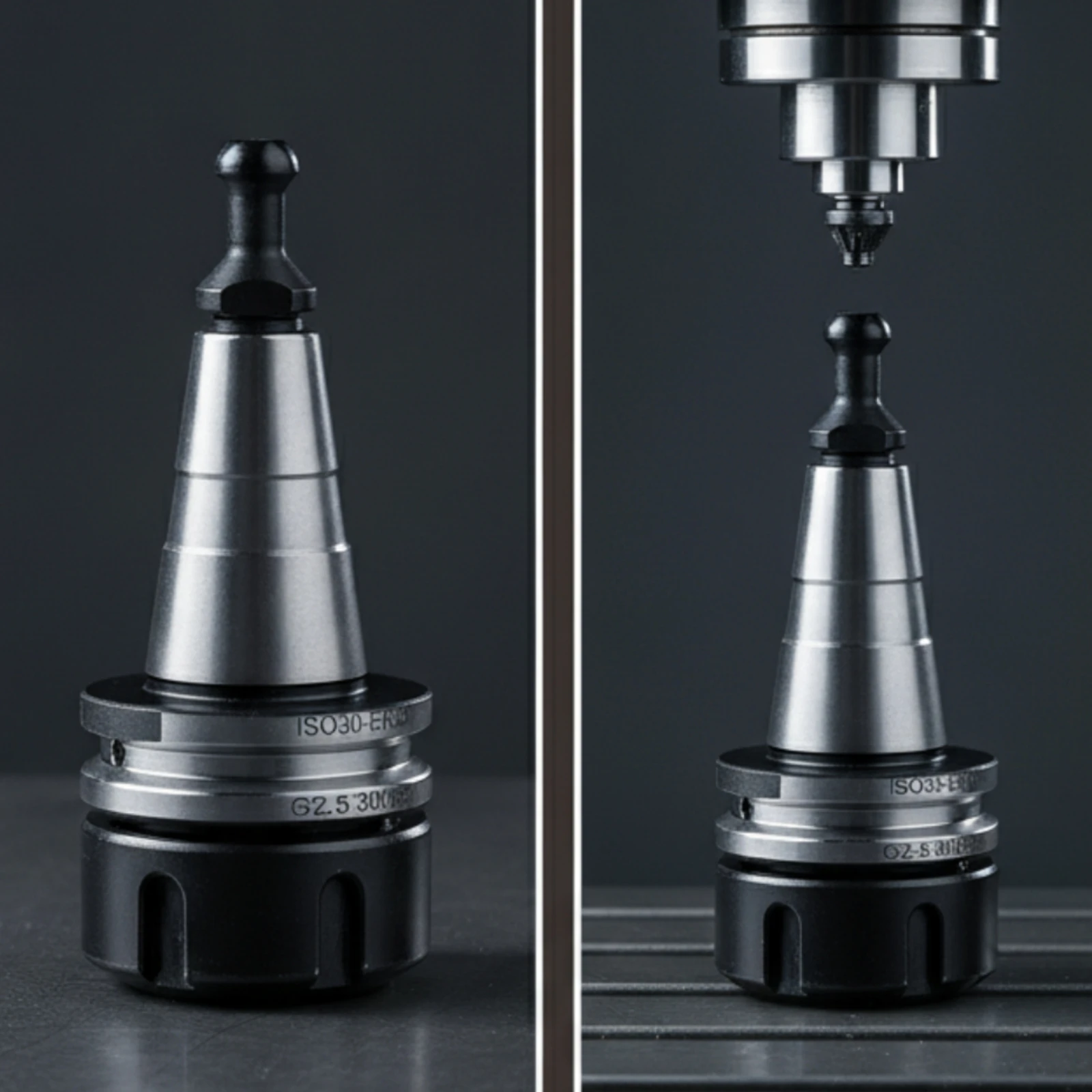 ISO30-ER32 Toolholder Long-Shank ISO30 ER32 Tool Holder Dynamic Balance High Precision for Machinists, Machining Center
