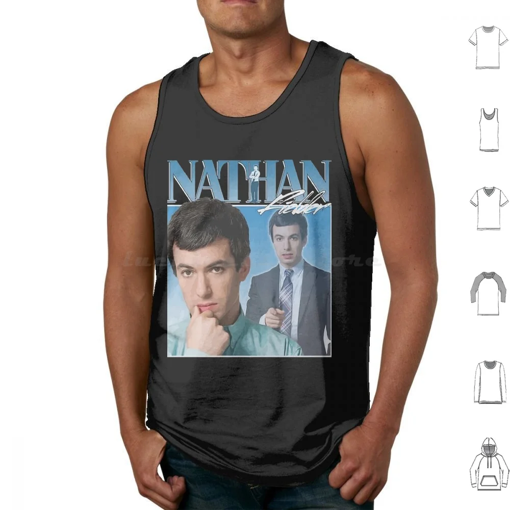 Nathan Fielder Tank Tops Print Cotton Build The Wall Nathan Hot Dogs Makers Hot Dog Wrappers Company Makers Hot Dog