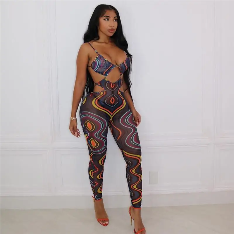 Summer New Women's Sporty One-Piece Long Pants Slim Fit High Waist Cross-Border Fashion Casual Trousers for Ladies