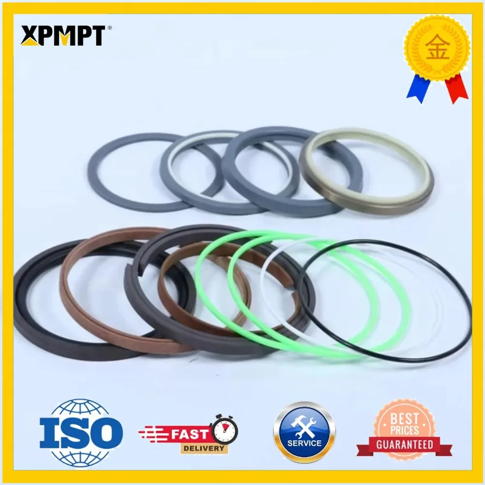 Compatible with CAT Hydraulic E320B/C/D Standard Bucket Cylinder Seal Kit PU Excavator Seals