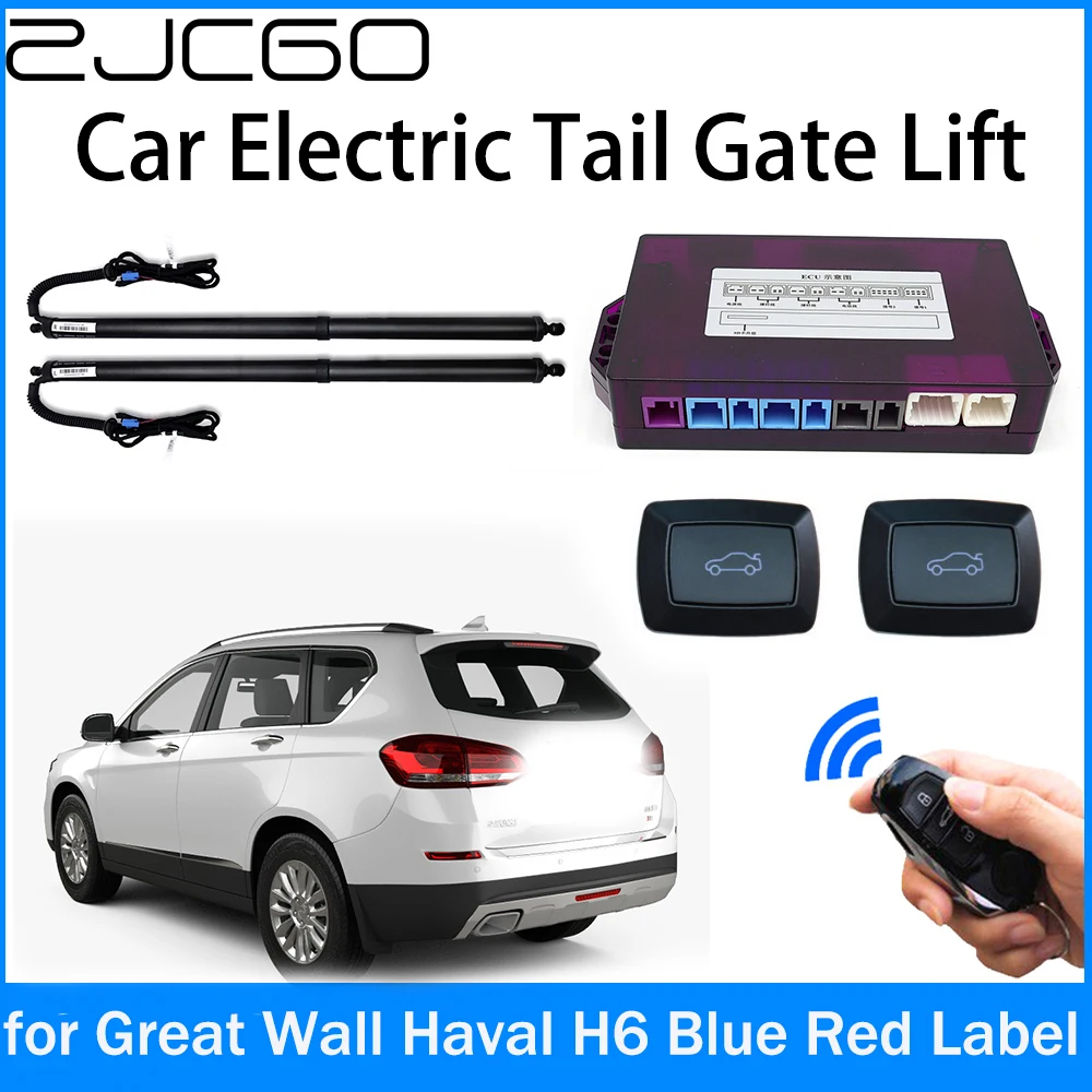 

ZJCGO Power Trunk Electric Suction Tailgate Intelligent Tail Gate Lift Strut for Great Wall Haval H6 Blue Red Label 2017~2022