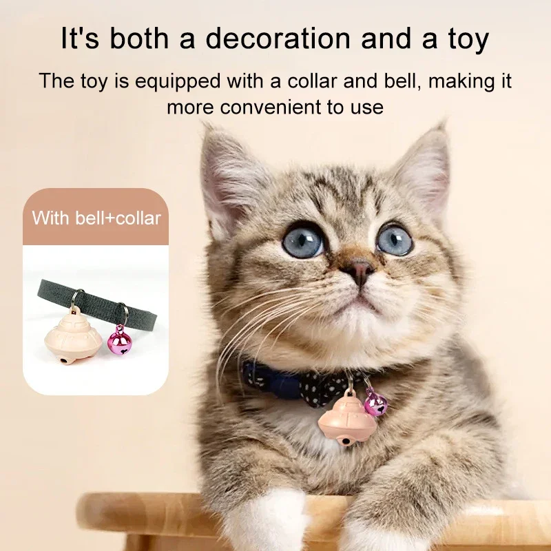 Cat Laser Toy Pointer Cat Collar Automatic Interactive Cat Toy for Kittens Dogs Game USB Charging Electric Training Pet Items