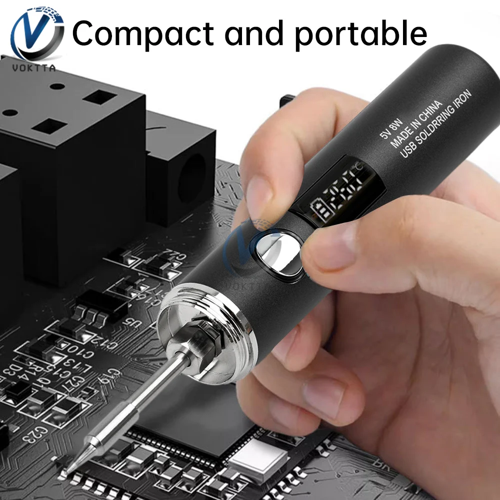 850mAh/1400mAh USB Saldatore Tipo-C Ricarica Wireless Saldatore Elettrico Kit Temperatura Regolabile Saldatura Strumento di Saldatura