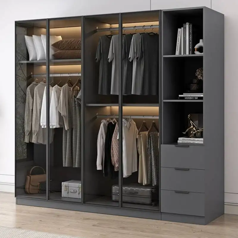 

Customized Adults Wardrobes Locker Decoration Storage Clothes Wardrobes Shelves Living Room Mueble Organizador Furniture Home