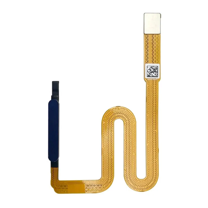 Home Button For Samsung A03s A04S A05S Fingerprint Sensor Home Return Key Menu Power Button Flex Ribbon Cable Black White Blue