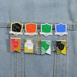 Wizarding World Badge Enamel Pins Custom THEY'RE A KIND OF MUSCLE SWEET Brooches Lapel Badges Punk Jewelry Gift for Fans Friends