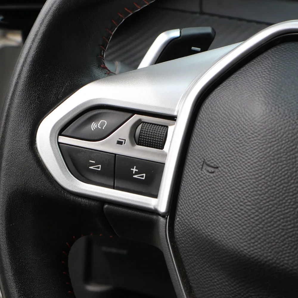 Car Interior Steering Wheel Panel Cover Trim for Peugeot 208 308 408 508 2008 3008 5008 Decorative Sticker Protector Accessories view 4