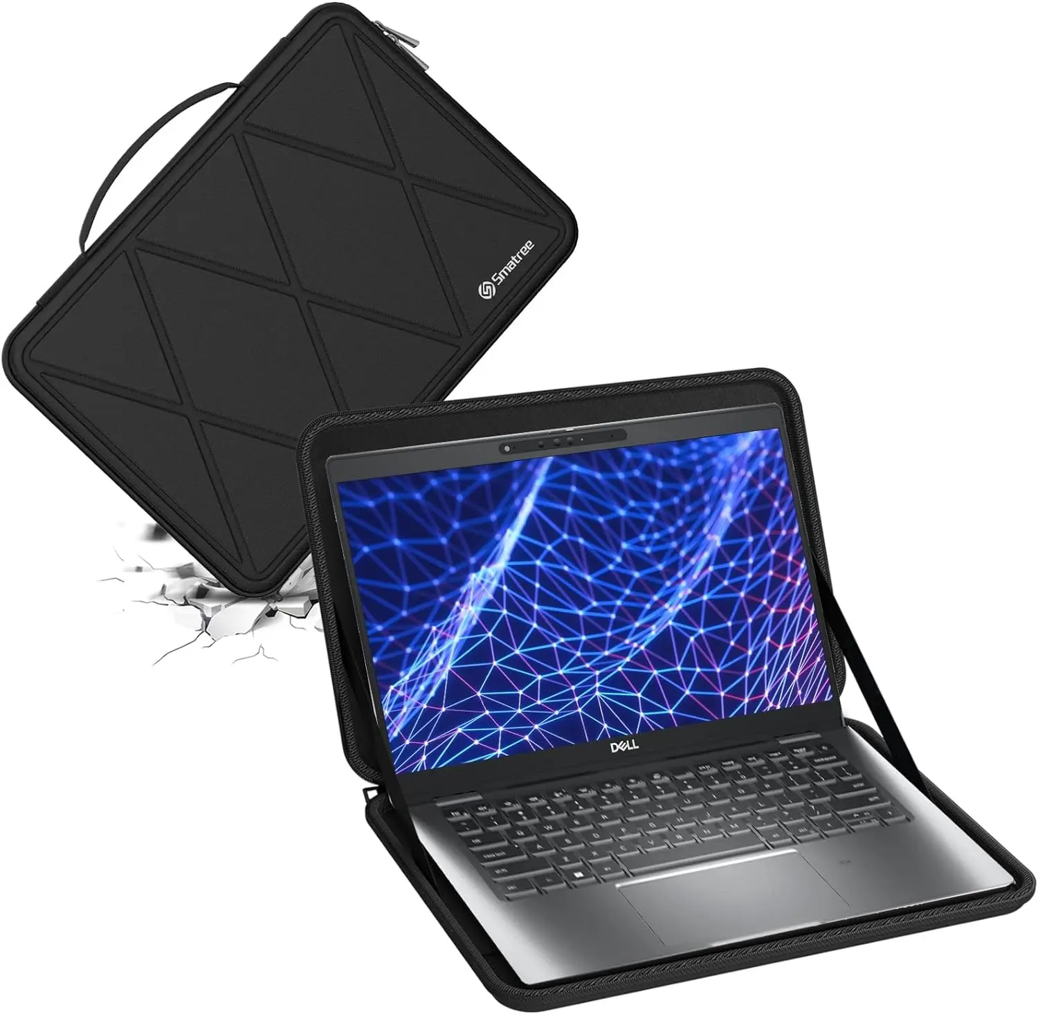 

Smatree Hard EVA Protective Sleeve Case Compatible for 14 inch DELL Precision, for 13.3 inch DELL Latitude Laptop Notebook Bag