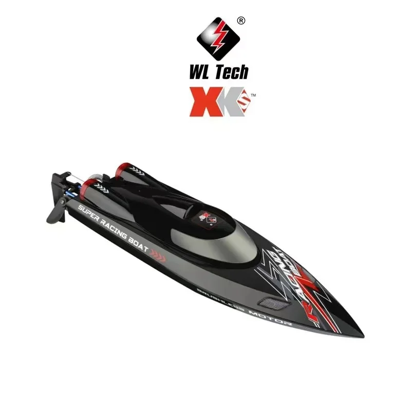 WL916 Brushless RC High Speed Full Proportional Remote Control Racing Boat with Self-Righting, Low Battery Alarm LED Lights