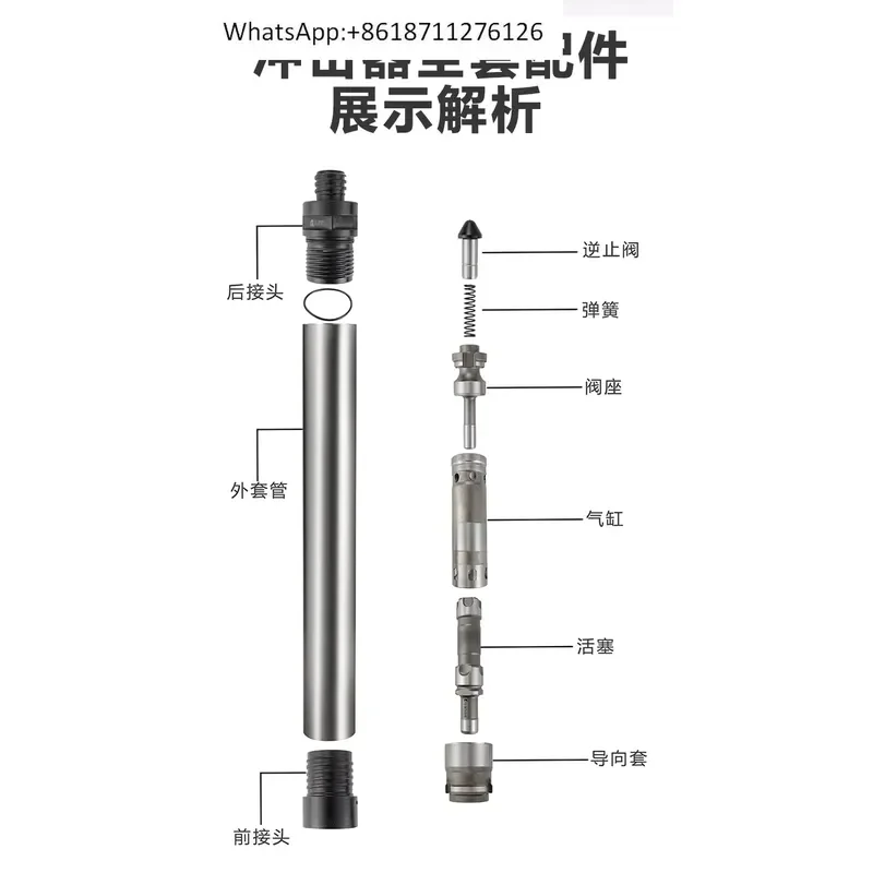 1pcs Kick-off Impactor Stroke Pressure Drill Bit for M2 M3 M4 M4.5-L M5 M6 DTH Tunneling Applications