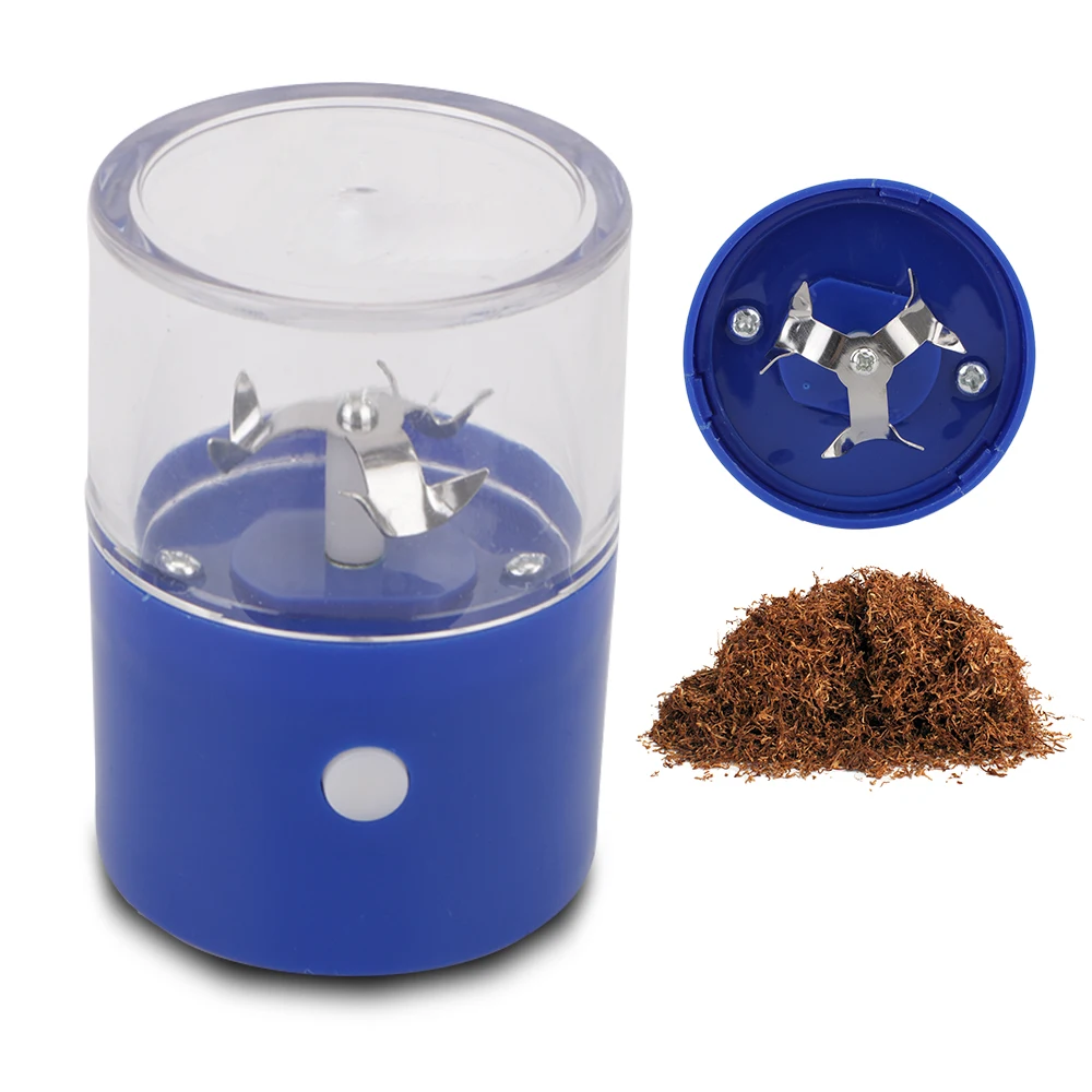 Crusher Portable Rechargeable Metal Tobacco Grinder Electric Crank Smoke Spice Muller Machine