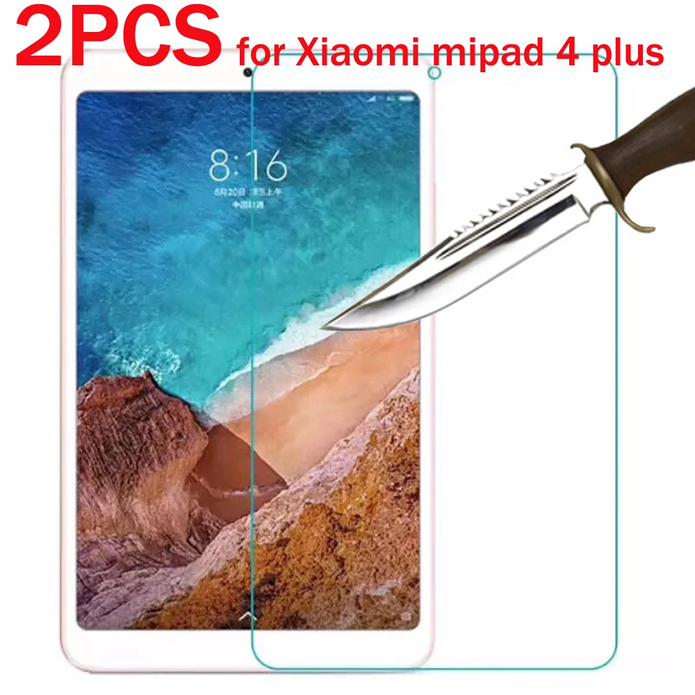 

2PCS Glass screen protector for Xiaomi mipad 4 plus 10.1'' tab tablet protective film