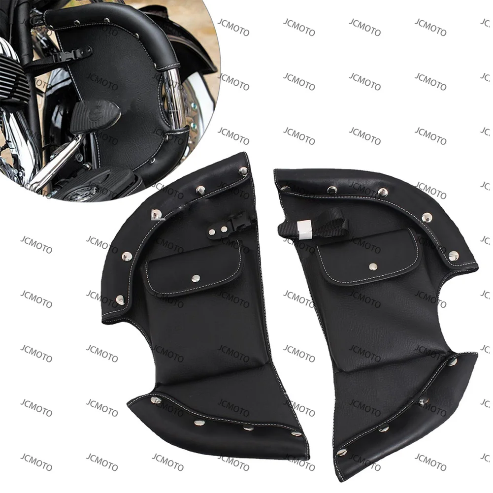 

2Pcs for Indian 2014 2015 2016 2017 2018 2019 2020 2021 2022 Motorcycle Soft Lowers Chaps Leg Wind Deflectors Windshield Cover