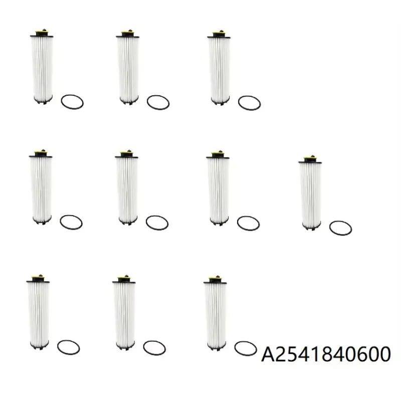 

10pcs A2541840600 Engine Oil Filter for Mercedes-Benz W206 S206 C180 C200 C300 M254 2.0L L4 2021+ 2541840000