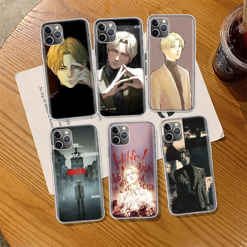 Johan Liebert Naoki Urasawa\'s Monster Phone Case For Iphone 14 13 15 Pro Max Apple 11 12 Mini X XS XR 16 Plus 6 6S 5 5S