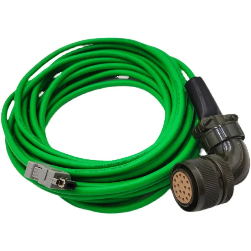WSC-P06P03-CDP05-C servo motor coding line green high flexibility drag chain (2m)