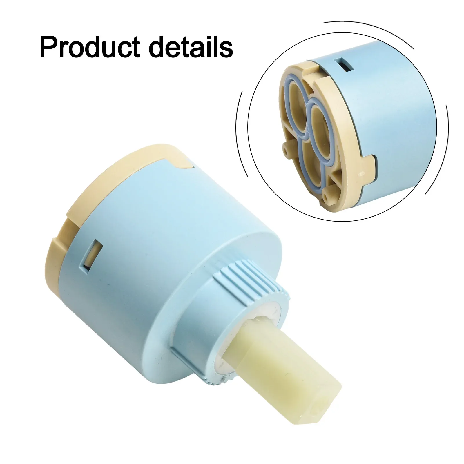 Replacement Ceramic Cartridge Bathroom Home 1pc 35mm/40mm Accesssory Blue Faucet Basin Tap Cartridge Useful Brand New