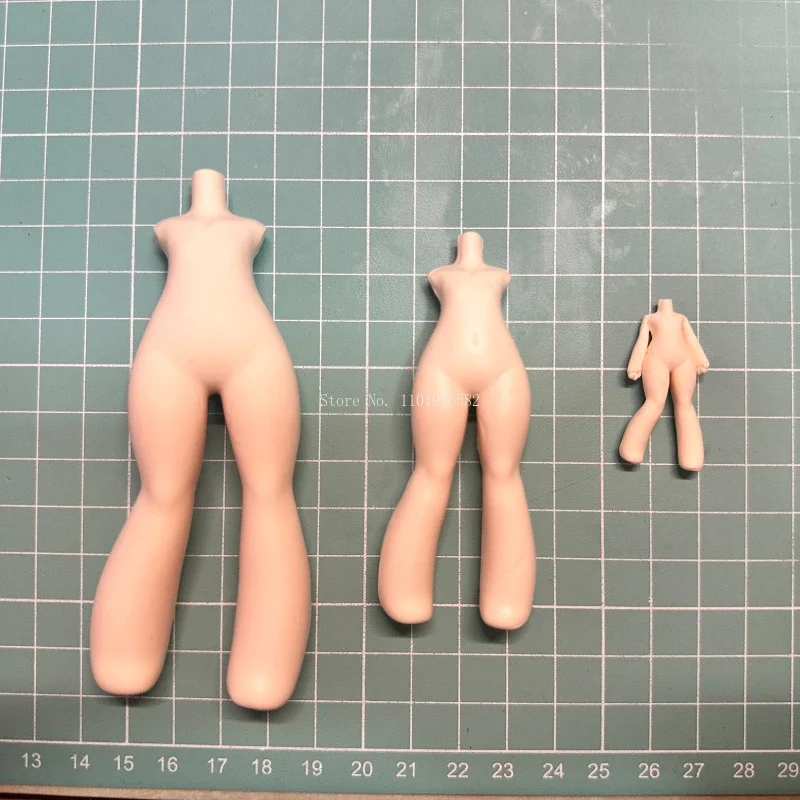 Super Light Clay Q Version Cartoon Doll Cute Body Silicone Mold DIY Polymer Clay Animation Character Body Contour Making Tools
