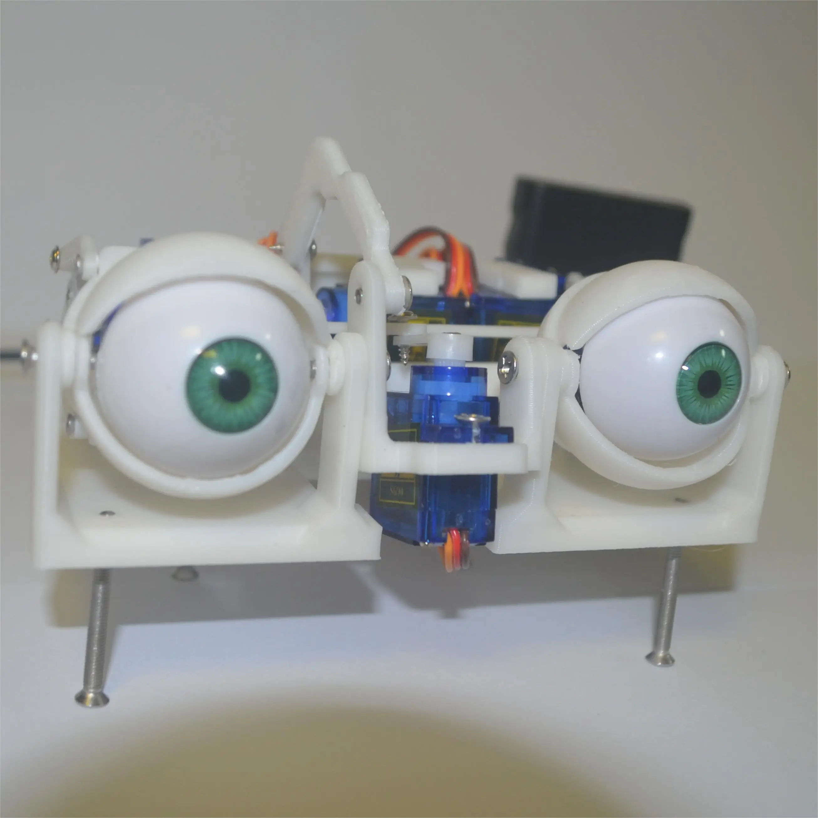 Stampa 3D SG90 Robotic Eye per Arduino Robot Kit fai da te ESP32/UNO Open Source Code PS2 Control Robot Eyes Kit Robot programmabile