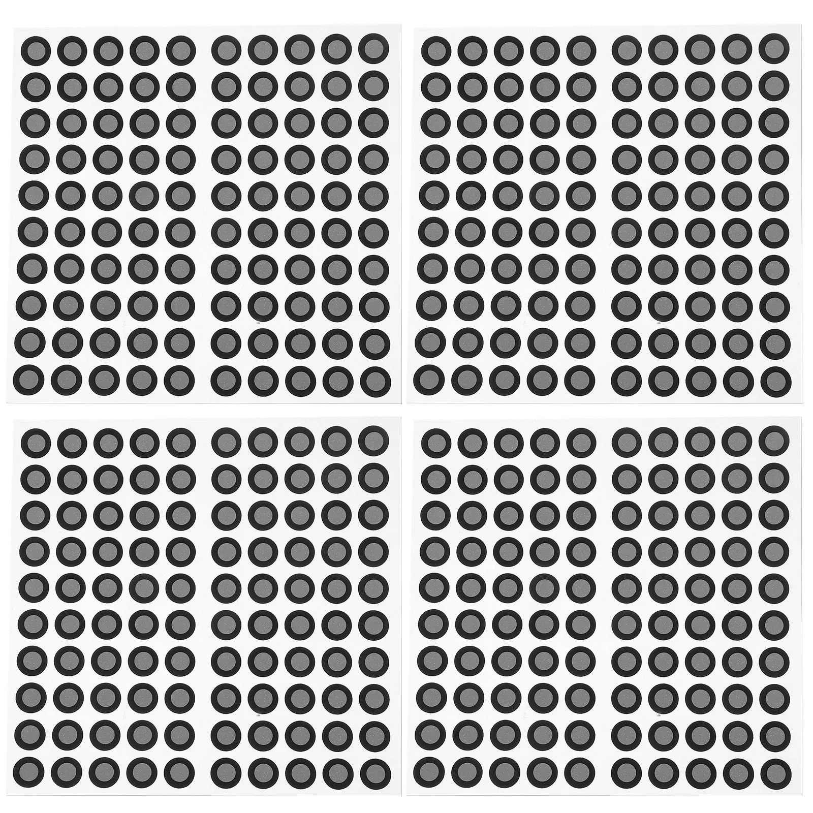 

4 листа, 200 точек, 6 мм (внутренний диаметр) x 10 мм (внешний диаметр), диффузионные отражающие маркеры для систем 3D-сканирования, оптическая центровка