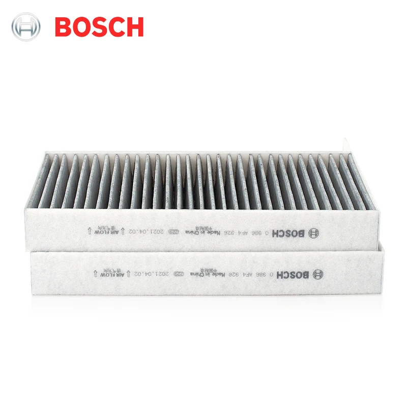 BOSCH BALEEN Series Activated Carbon Air Cabin Filter For Tesla Model 3 Model Y 0986AF4926 2PCs 1107681-00-A 1107681-00-B