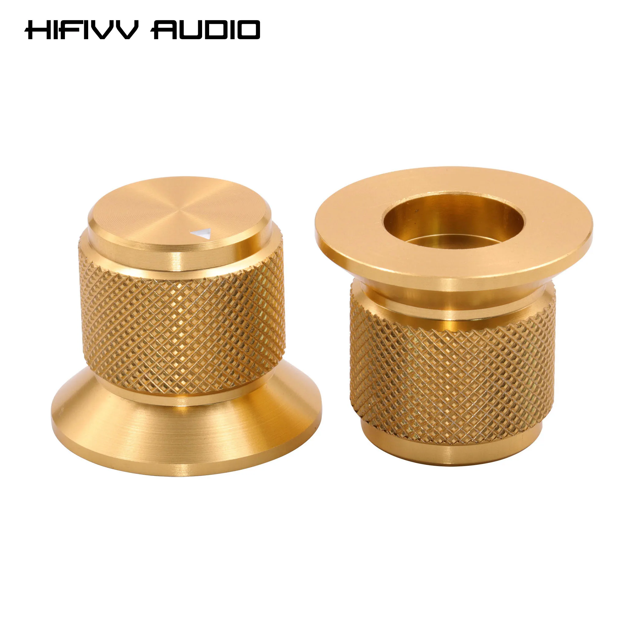 HIFI CNC Aluminum Alloy Volume Control Knob D30mm Solid Shift Knobs Switch Button for Amp DAC CD Amplifier Potentiometer H25 Cap