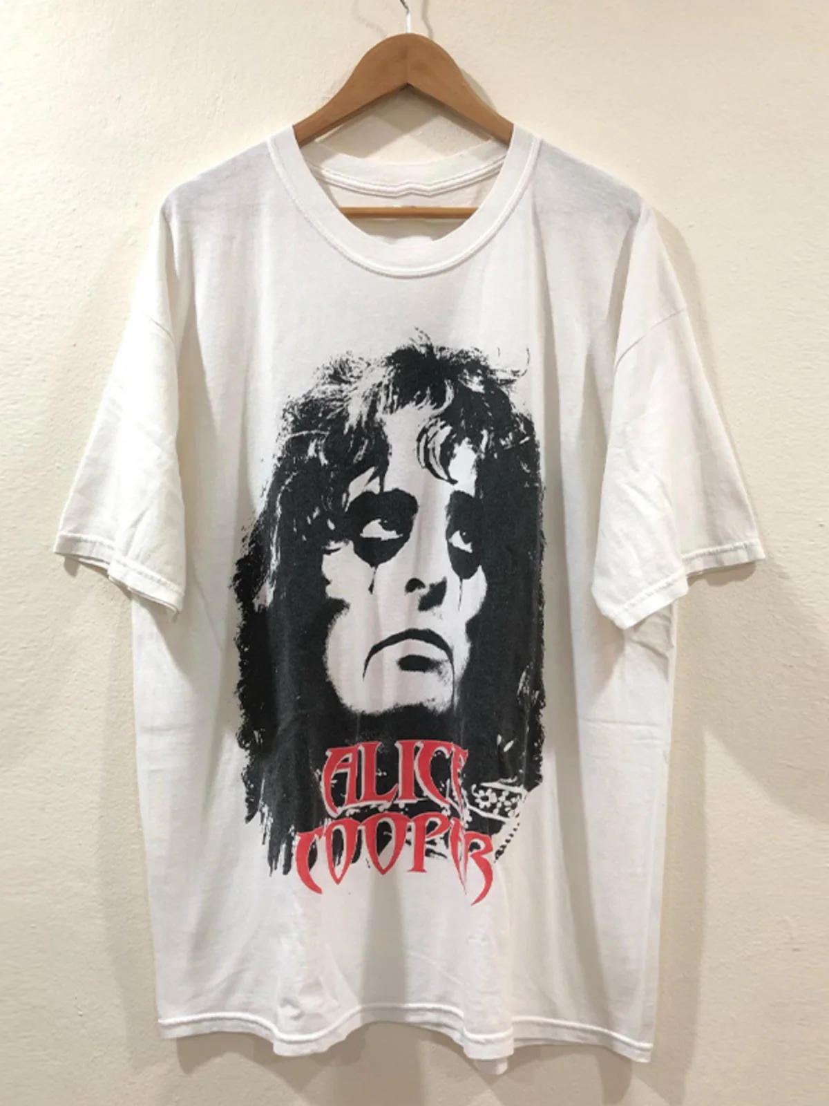 Alice Cooper Band Rock Cec Hip Hop Lazy Style Short Sleeve Unisex Atmosphere T-Shirt Cotton Youth Popular Printed T-Shirt