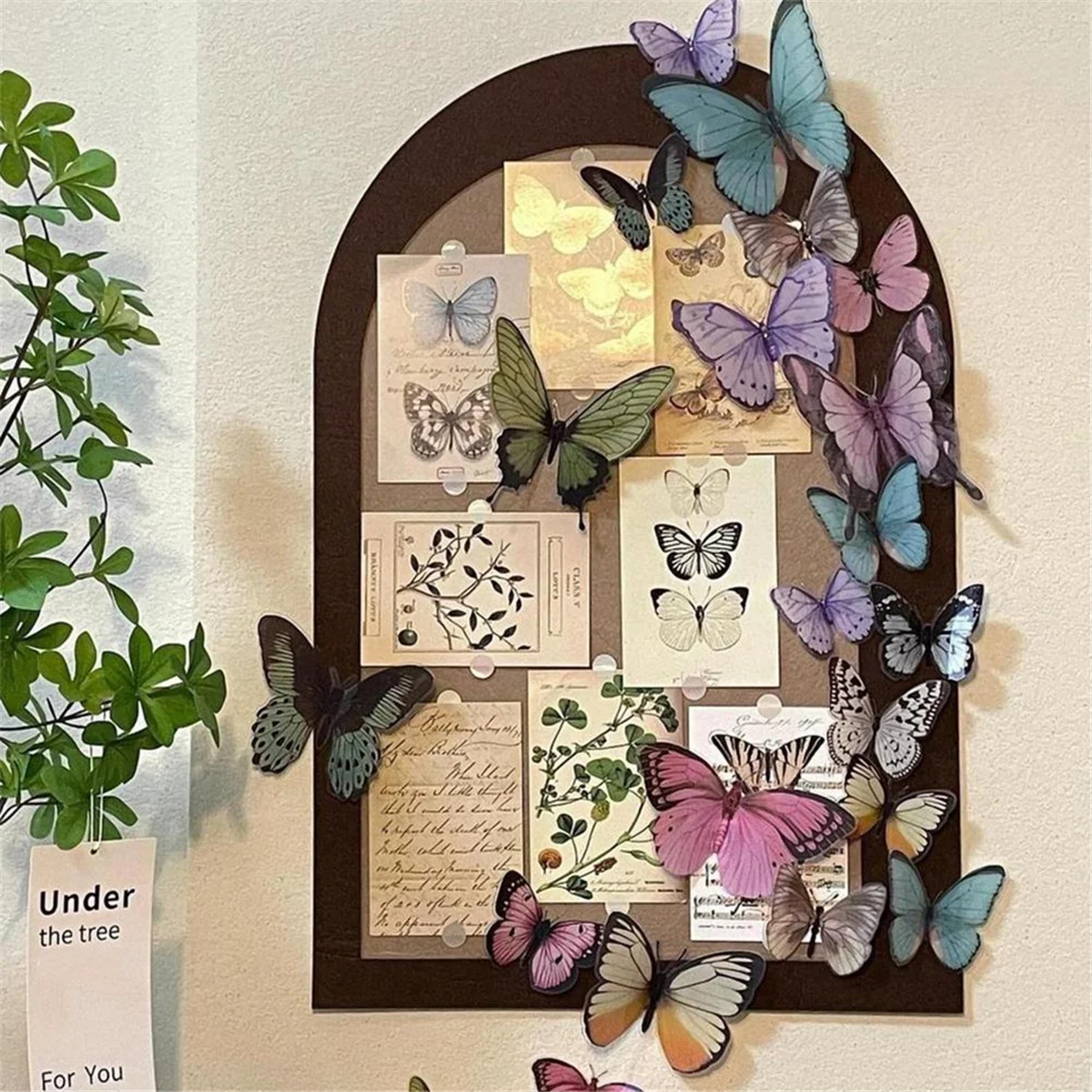 

Butterfly Photo Board Photo Display Wall Butterfly Photo Collage Board Home Desktop Decor Birthday A