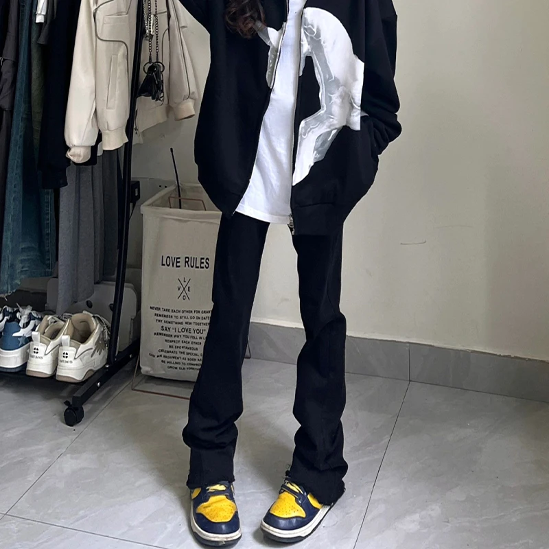 

Мужские джинсы прямого кроя в американском стиле, эластичные, модные, из чистого денима, повседневные, удобные, летние