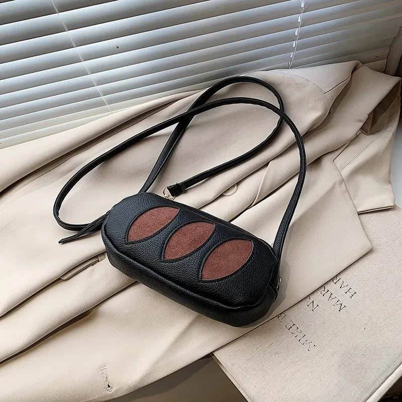 

Модная женская сумка через плечо из искусственной кожи в форме хлеба, новинка 2026, креативная универсальная женская сумка, хит продаж, повседневная сумка через плечо Bolsas