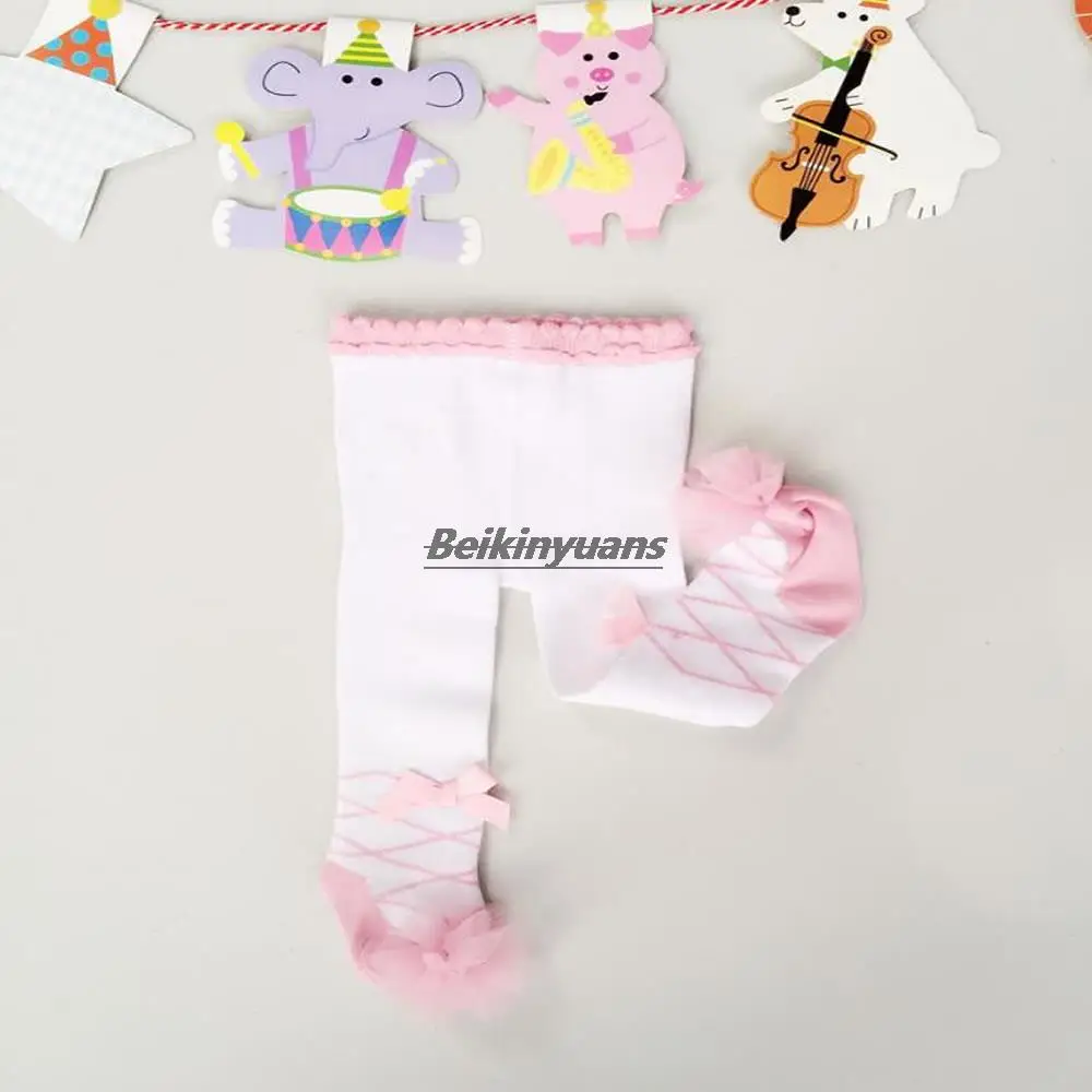 

Baby cotton baby pantyhose Korea sweet leggings wholesale mesh pantyhose