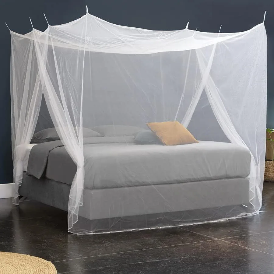 Durable Summer Simple Square Top Mosquito Net  Double Door Portable Camping Net Picnic Mosquito Net