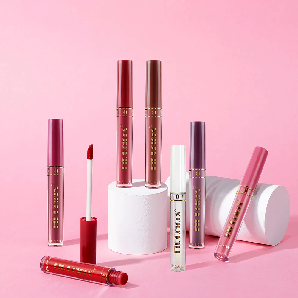 Kit labbra opache impermeabili, facile da applicare, anti-sbottatura, aspetto labbra naturale a lunga durata