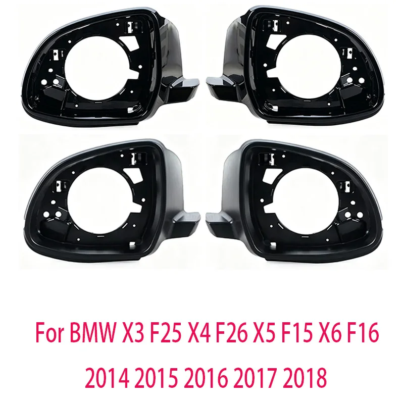 For BMW X3 F25 X4 F26 X5 F15 X6 F16 2014 2015 2016 2017 2018 Car Exterior Rearview Side Mirror Inner Frame