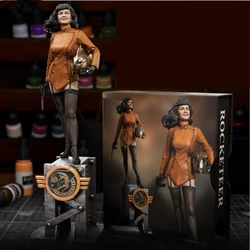 1/24 Scale Resin Figure Assembled Model Kit Jenny Black Rocketeer Hobby Miniature Statue Unassembled and Unpainted