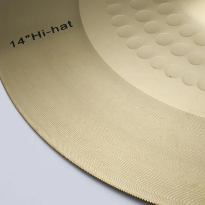 Wholesale High Quality 1mm Exquisite 14*2/16/18/20 Inch 5 Piece Practical Drum Cymbals Set