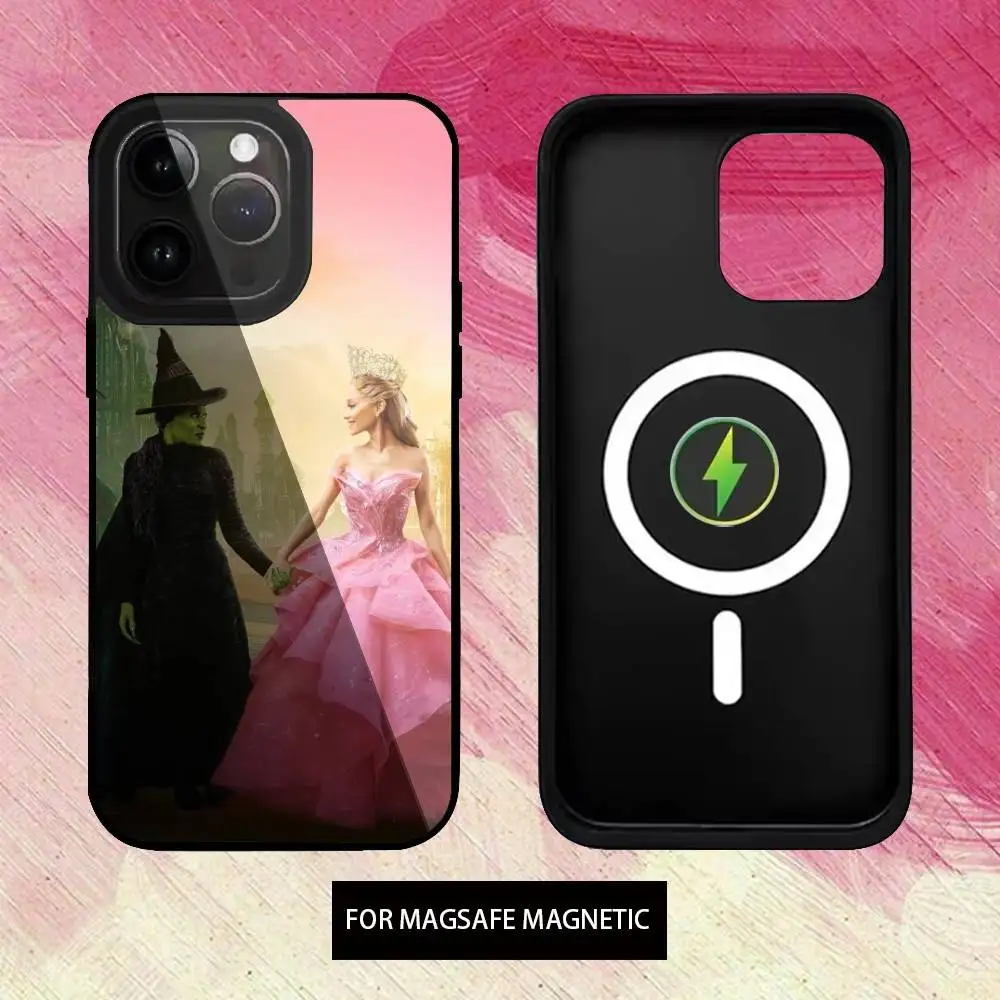 حافظة هاتف W-Wicked 12-Green Pink لهاتف iPhone17,16,15,14,13,12,11 Plus، Pro Max Magnetic Magsafe شحن لاسلكي #2