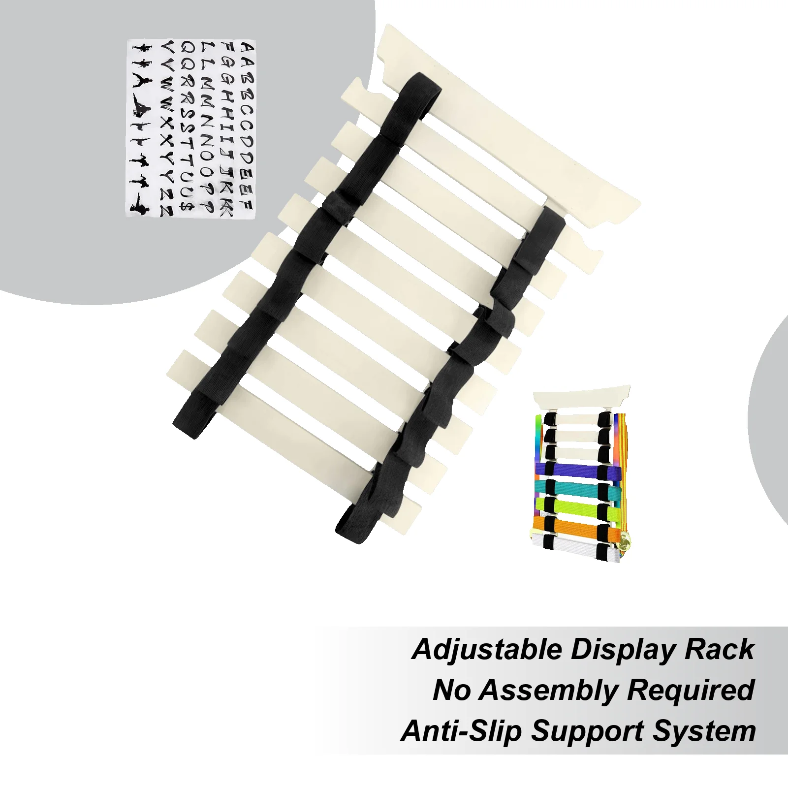 

Karate Belt Holder Martial Arts Belt Display Organizer For Adults Sports Equipment Storage Organizer Rack For Children Women Men