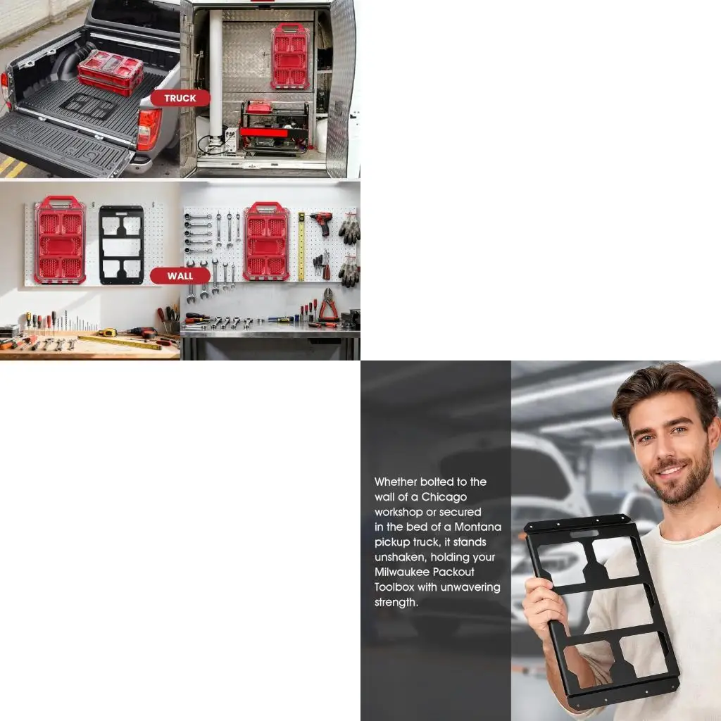 

Modular Tool System Base Universal for Workshop Customization Vehicle Accessory Multifunctional Easy Installation