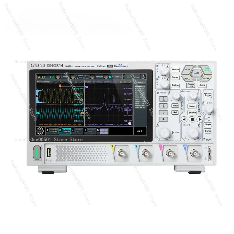 Oscilloscope DHO802/DHO804/DHO812/DHO814 supports external power supply oscilloscope