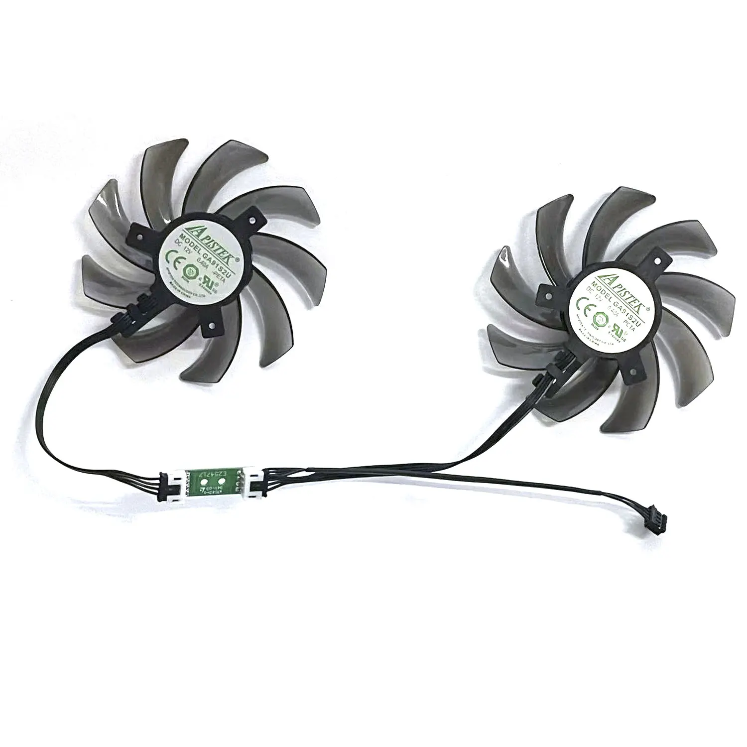 Ventilateur GPU S2U GTX 1080 pour PALIT P106-100 GeForce GTX 1080 1070Ti 1070 1060 ventilateurs de refroidissement de carte de fouille des touristes