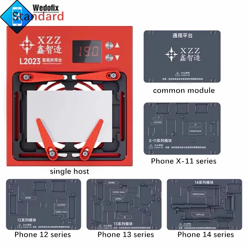 XZZ Intelligent Desoldering Station Motherboard Middle Frame Layered Separater Pre-Heating Platform for iPhone x-14 Android