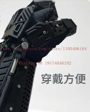 Single wearable flexible mecha arm cool cos props functional wind