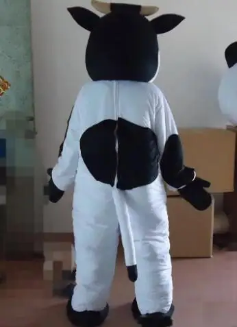 Black and White Dairy Cow Mascot Costume Cosplay Mascotte Fancy Dress Character Carnival Christmas Celebration Mascot Costume