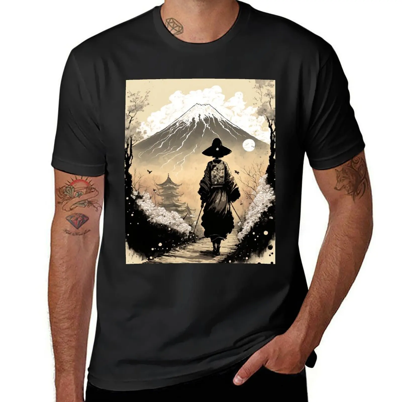 

Japanese Style T-Shirt customizeds for a boy black t-shirts for men