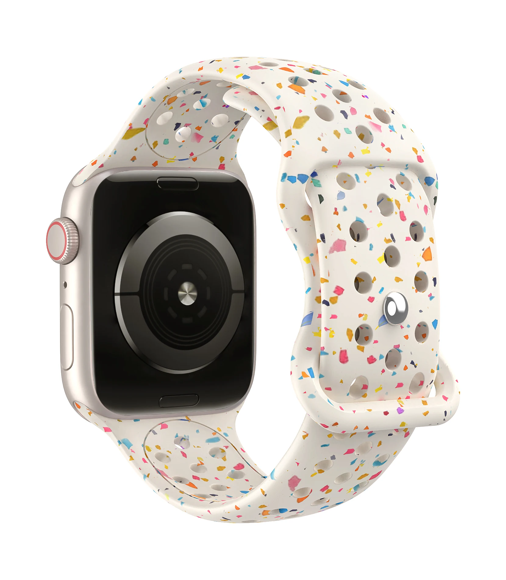 Sport band for Apple watch Strap 46mm 45mm 41mm 44mm 40mm 42mm Breathable Silicone bracelet iwatch Series 11 10 9 8 7 6 5 3 SE
