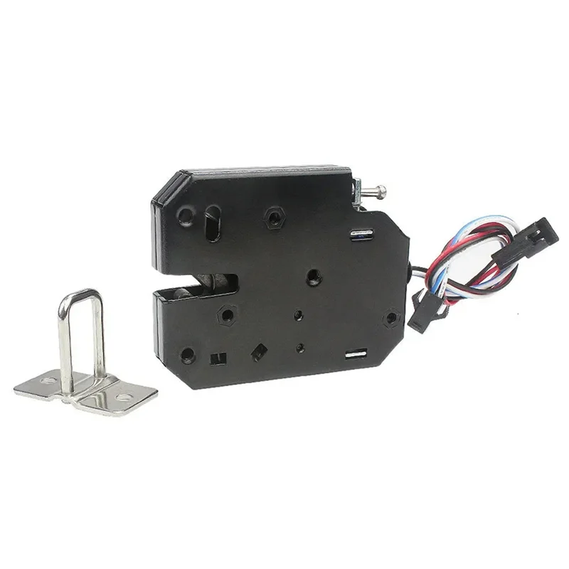 

A37T-2X Small 12V 1.5A Electronic Lock Latch Release Assembly Electromagnetic Control Metal Safety Magnetic Lock