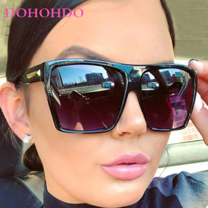 

Fashion Oversized Square One-Piece Women Sunglasses Brand Design Men Sunglass Outdoor Driving Shade Eyewear Ladies Lentes UV400