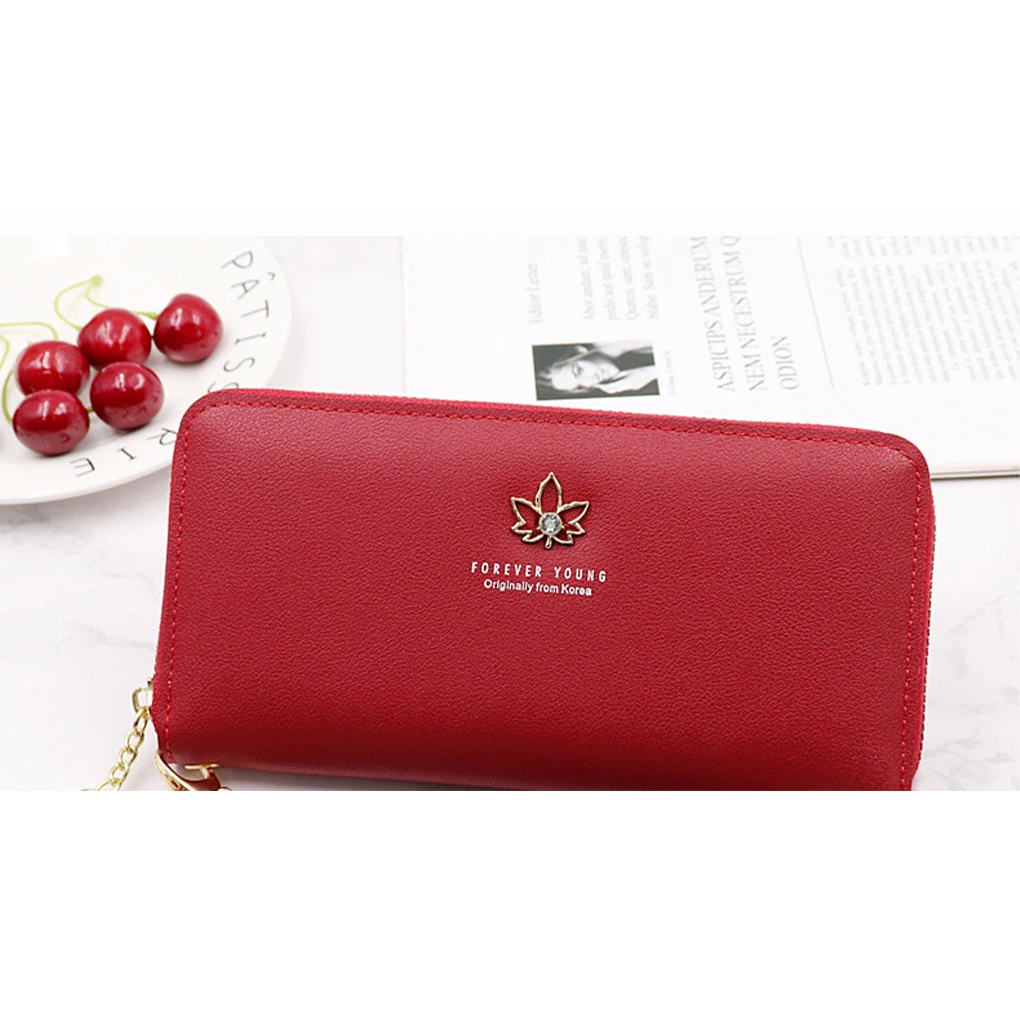 محفظة PU أنيقة وعصرية للنساء يجب اقتناؤها إلى أي ملابس ومقصورات متعددة