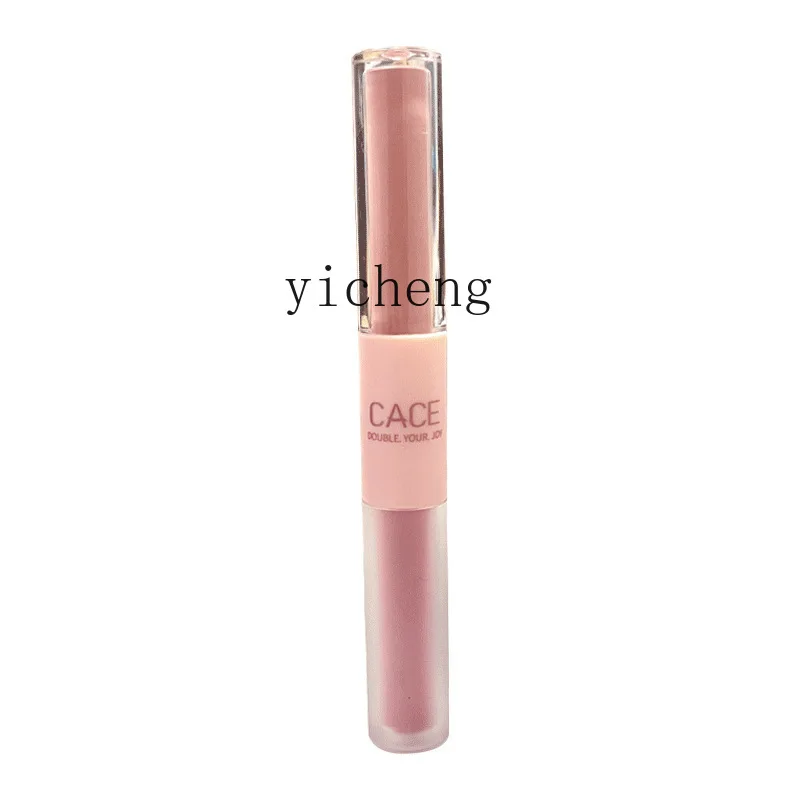 

XL double head lip glaze matte lip mud mirror lipstick hydrated and easy to color